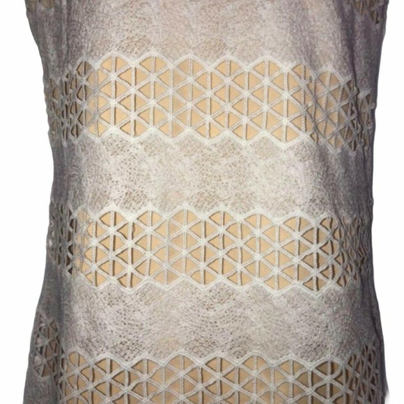 NWT Missguided Geometric Lace Crochet Dress 8 - Picture 4 of 8
